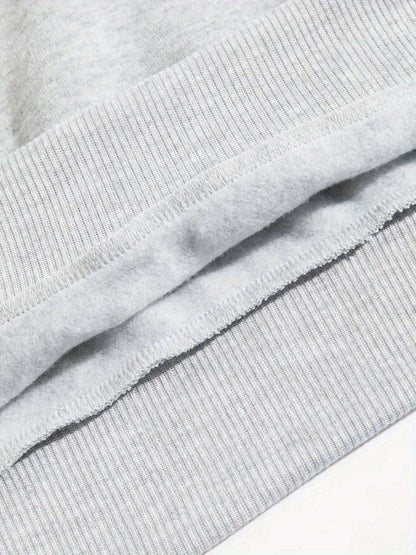 Women'S Sparkling Bow Print Sweatshirt and Pants Set - Casual Long Sleeve Pullover with Glittery Bow Design, Black and Gray, Perfect for Casual Attire, Casual Wear|Sparkling Bow Design|Stretchy Fabric