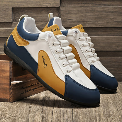 Men's Breathable PU Slip-On Loafers for Summer Casual Wear