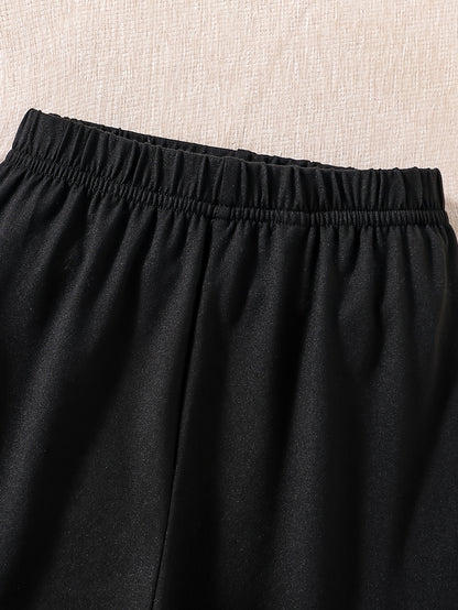 2pcs Girls' Warm Plush Hooded Jacket + Pants Autumn and Winter Style Girls' Cozy Fleece Pullover Sweatshirt with Warm Pants Cute Fashion Street Vertical Stripe Polka Dot Windproof Set Comfortable Soft 4-5-6-7-8 Years Old Suit