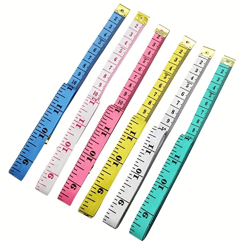1/3/5pcs of Assorted Color Flexible Measuring Tape, Used for Body Measurements, Sewing, And in Centimeters. - ayq