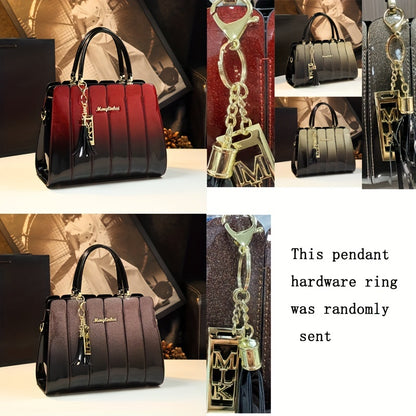Vintage PU Leather Shoulder Bag with Removable Strap for Women