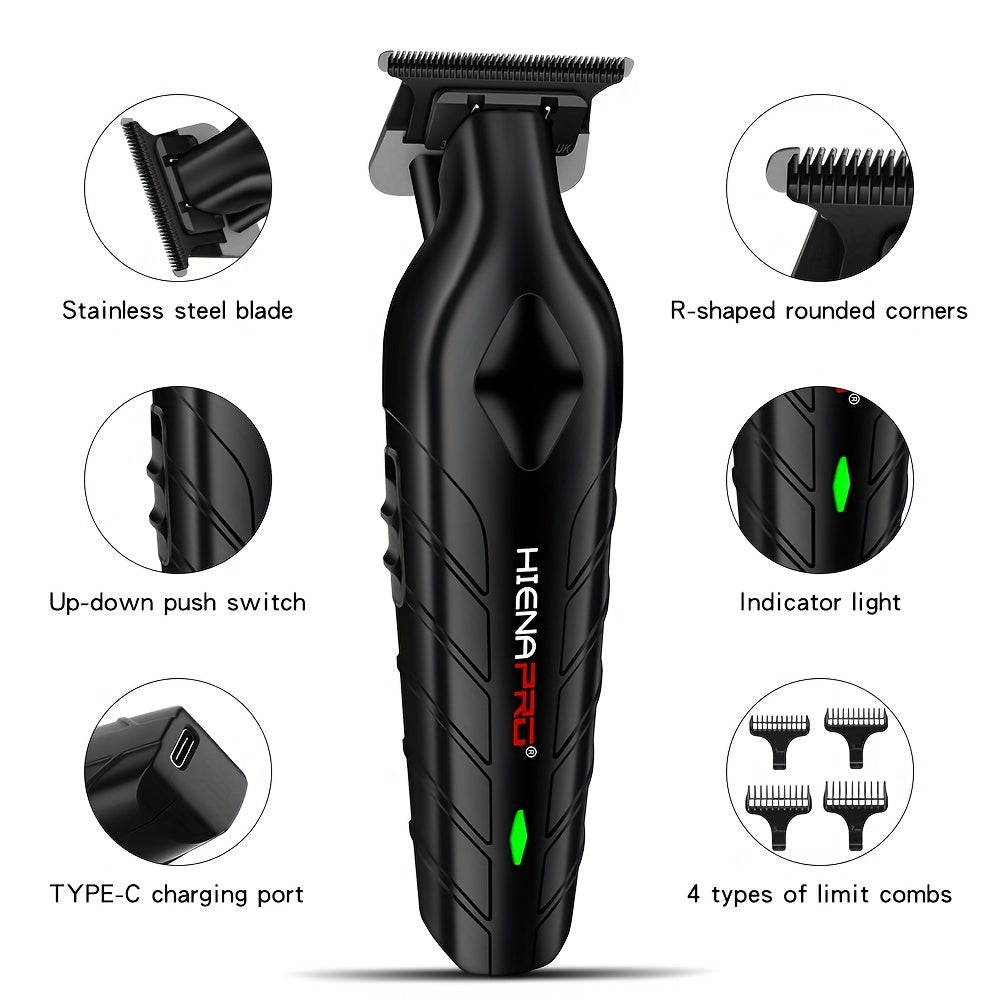 Professional Hair Clippers For Men - Cordless Barber Clippers For Hair Cutting & Grooming, Rechargeable Beard Trimmer
