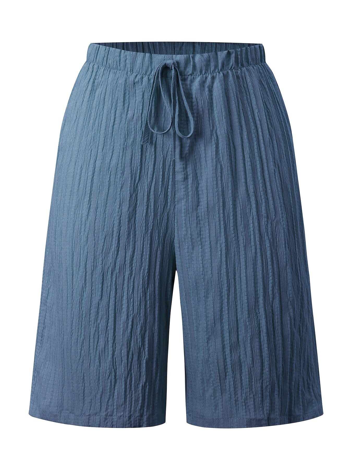 Women's Casual Solid Color Lightweight Summer Shorts Set