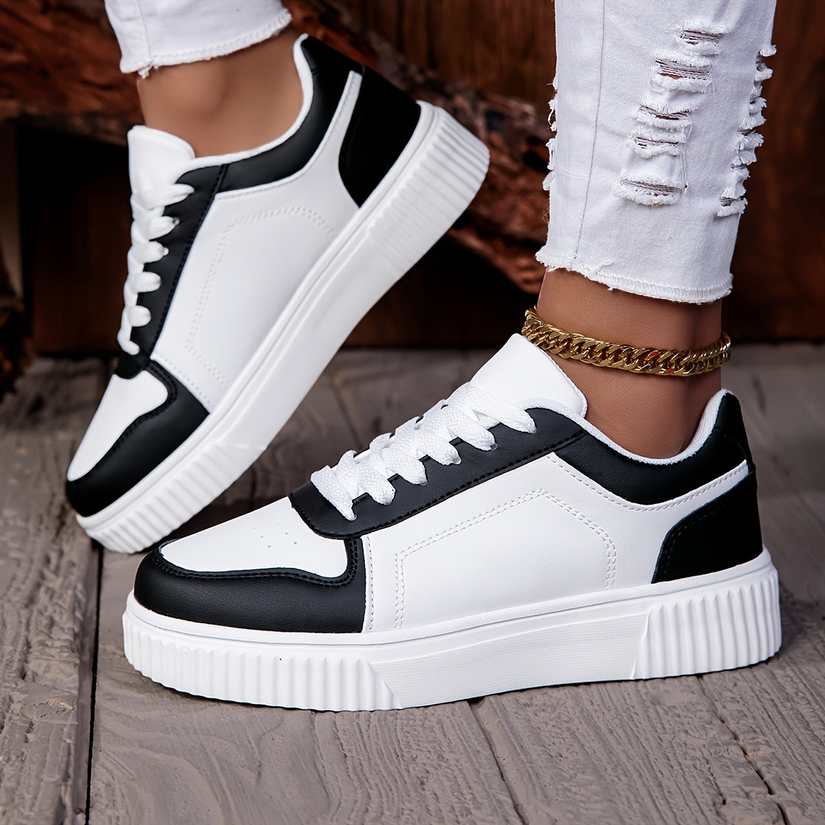 Teen Lace-Up Casual Sneakers with Tassel Detail