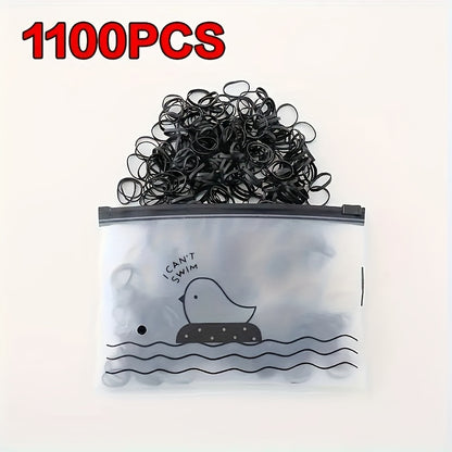 1100pcs Cute Small Hair Ties Set for Secure Styling