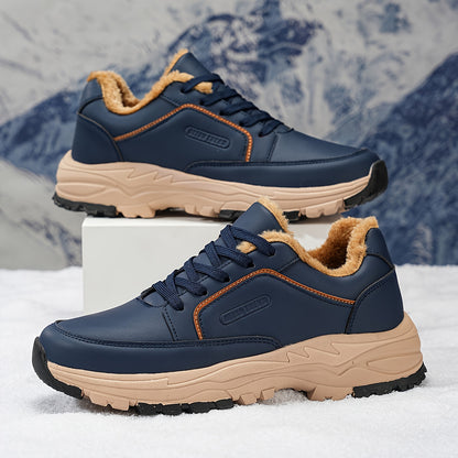 Men's All-Season Hiking Boots with  Upper & Cushioned Sole - Low-Top Outdoor Trekking, Climbing & Camping, All-Terrain Traction, Breathable Fabric, Lace-Up Ankle for Hiking, Gym, and Casual Wear (Model 9019)