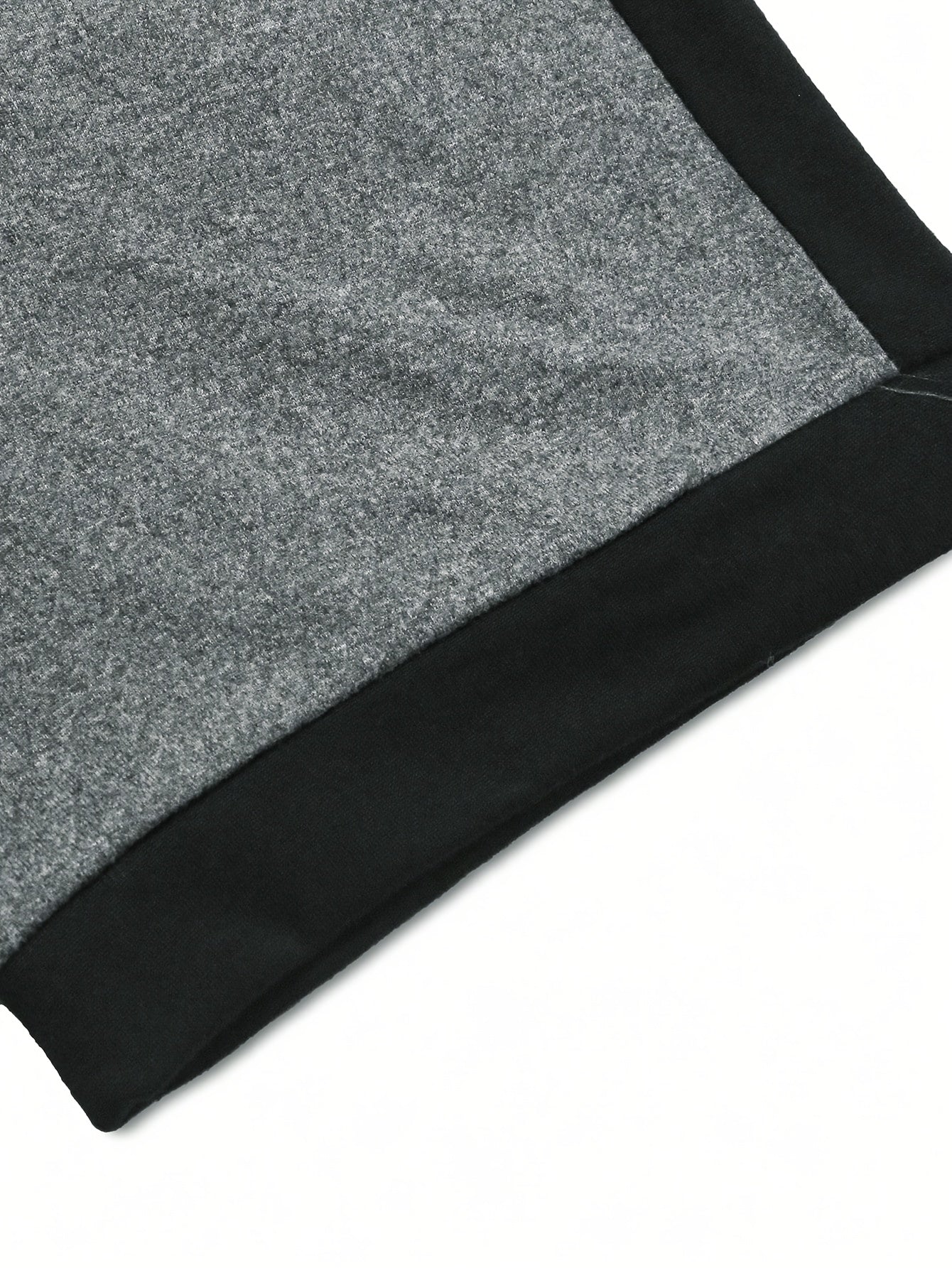 Men's Lightweight Summer Casual T-Shirt - Short Sleeve, Crew Neck, Two-Tone Color Block Design (Light Gray  Dark Gray), Machine Washable, Perfect for Casual Attire, Smooth Texture Fabric