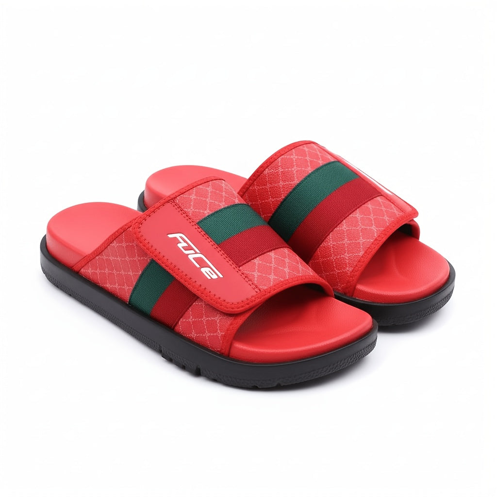 Men's Fashion Sandals with Thick EVA Sole and Floral Upper