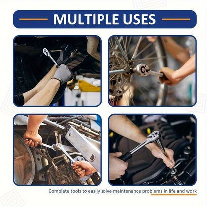 53 High-Cost-Performance Automotive Repair Tools! A Professional Toolbox That Provides a One-Stop Solution for Essential Components, Suitable for Basic Repairs And Routine Maintenance Across Various Vehicle Models. The Comple