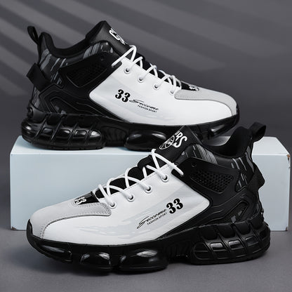 Men's Breathable Basketball Sneakers Casual Dad Shoes