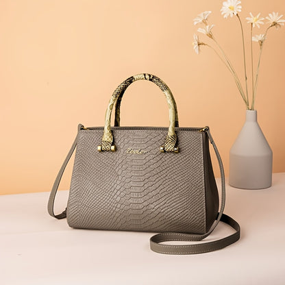 Elegant Genuine Leather Crossbody Bag for Women, Medium Size
