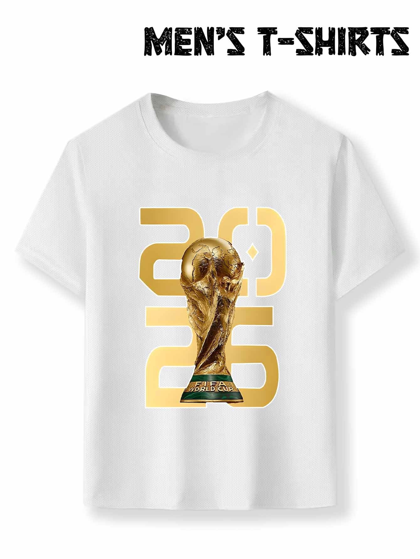 Men's FIFA World Cup 2026 Mesh T-Shirt Casual Sporty Style