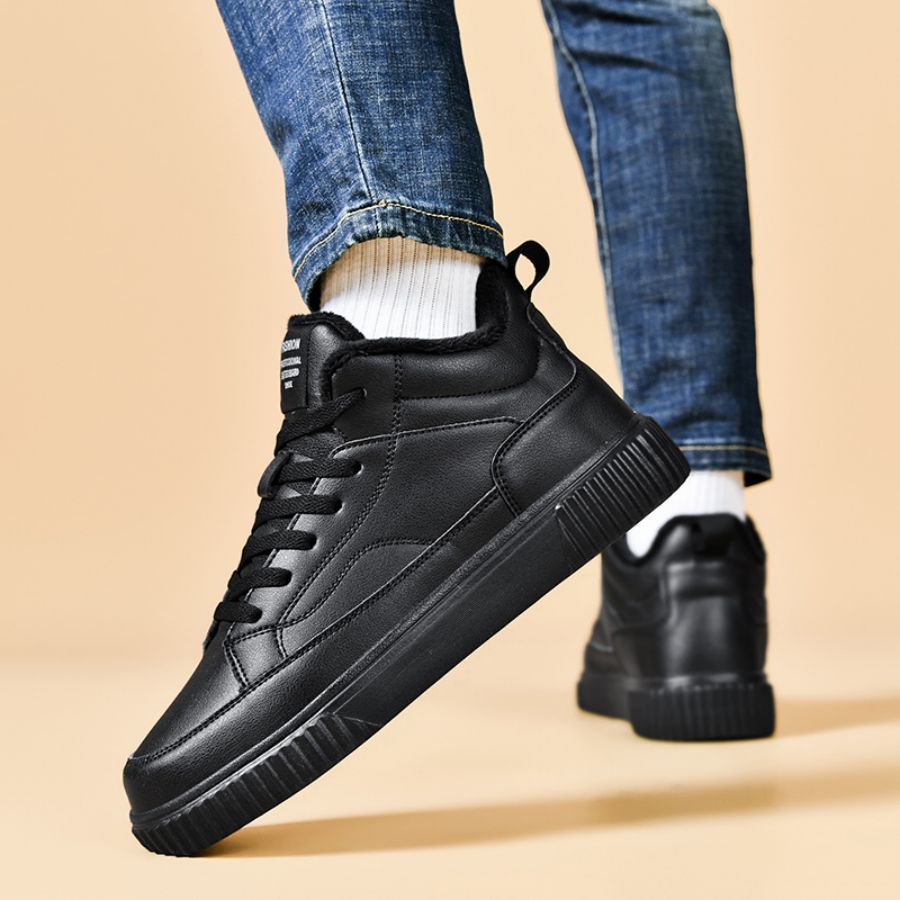 Men's & Unisex (for also) Winter-Ready High-Top Boots/Shoes with Thermal, -Slip Thick Sole &  Upper - Cold-Resistant Round Toe for snow, ice, and Casual Attire - Durable Casual Footwear (Compatible with boots)