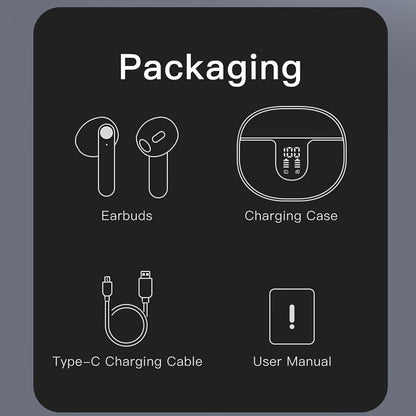 Wireless Earbuds, Wireless in-Ear, USB-C Fast Charge, Clear Sound, Built-in HD Mic, Touch Control, 40H Playtime, for Sport Wireless Headphones