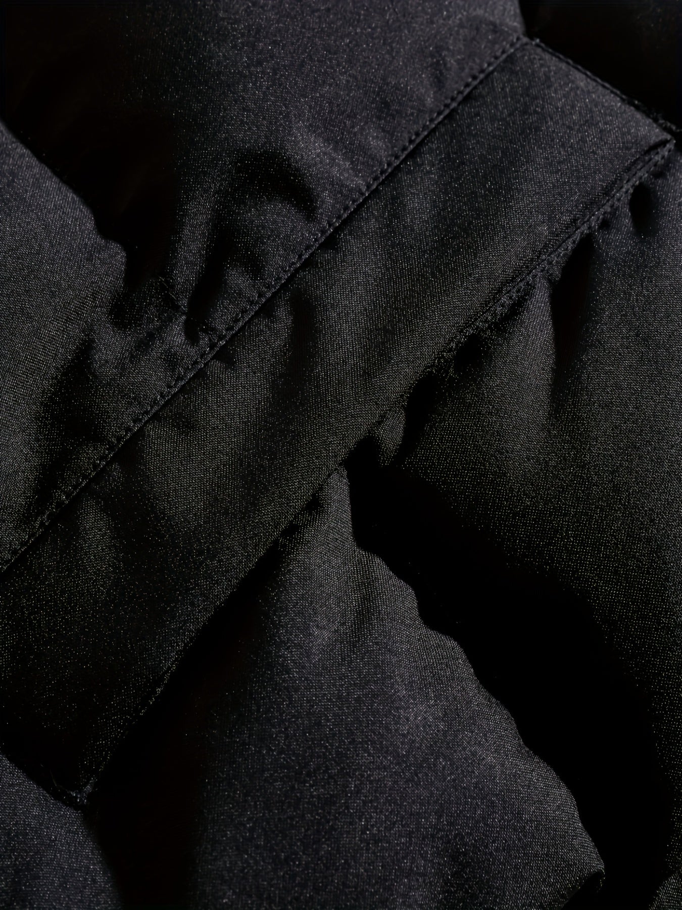 Men'S Color-Block Quilted Jacket - Cozy Fleece-Lined Winter Coat with Stand Collar, Zip-Up Design, and Multiple Pockets for Casual Wear, Winter Jacket, Thick