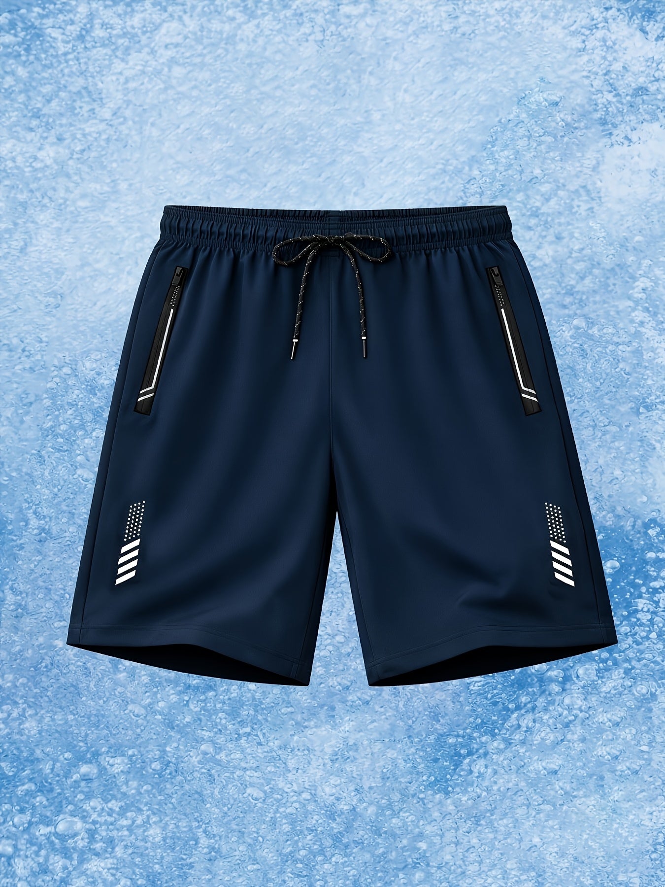 Men's Lightweight Casual Summer Beach Shorts with Drawstring