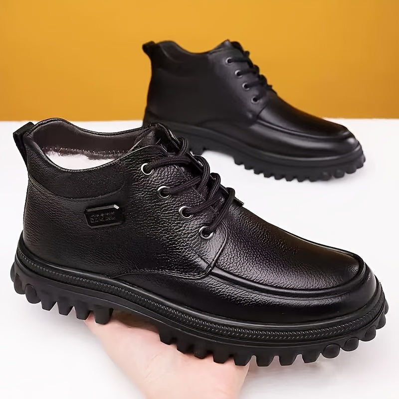 Men's Latest Outdoor Warm Snow Boots Ideal for Chilly and Snowy Weather
