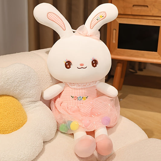 A 45 Cm (17.7 Inches) Plush Toy of a Cute Little White Rabbit