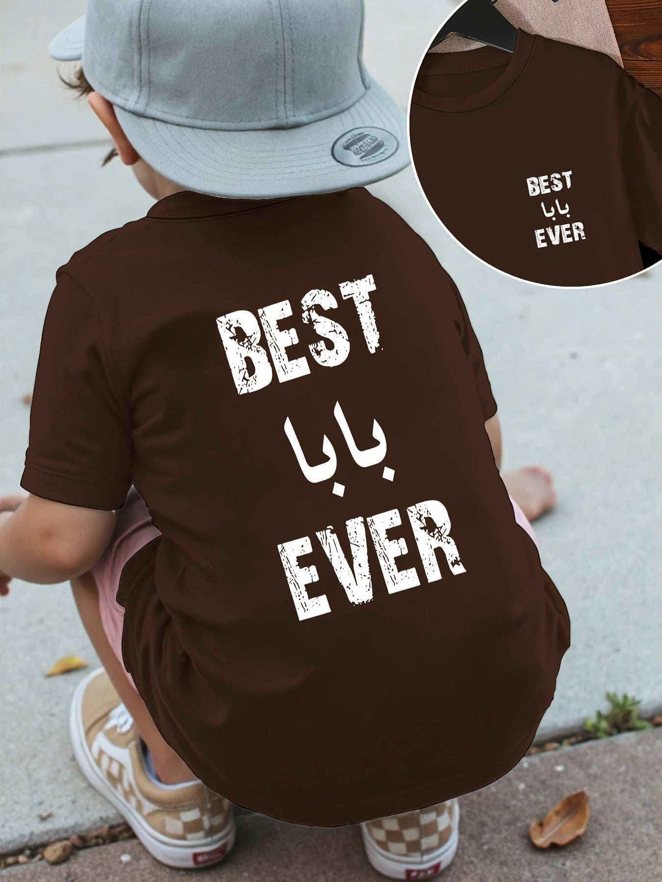 Boys' Casual Cotton Crew Neck Short Sleeve T-Shirt Spring/Summer