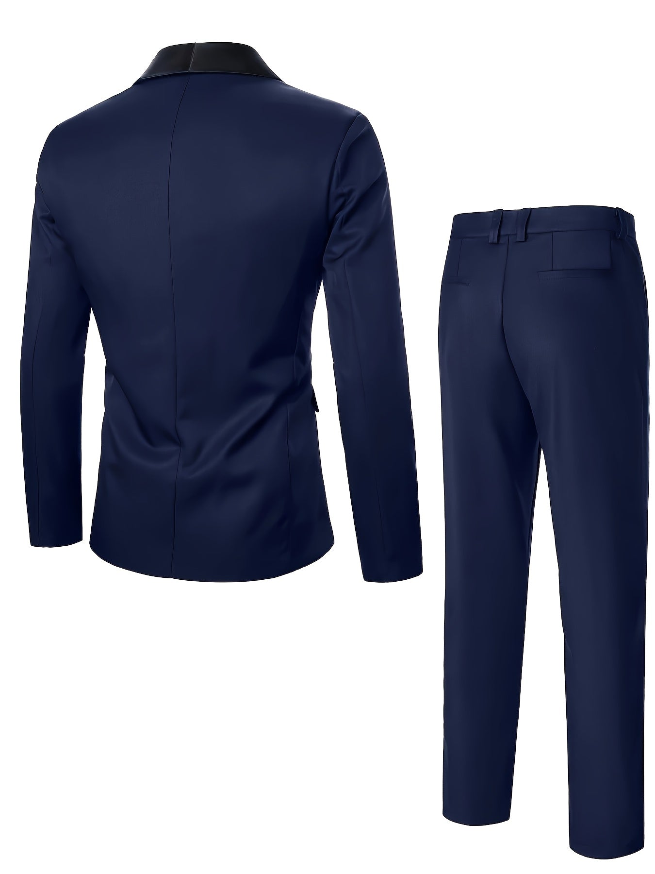 Men's 3-Piece Formal Suit Set with Jacket, Vest & Pants