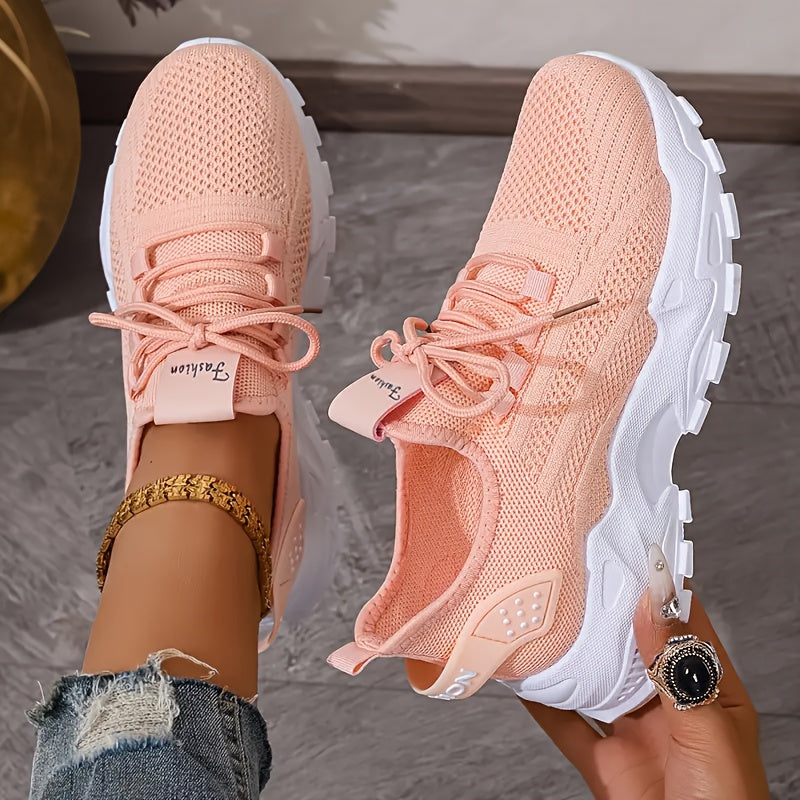 Lightweight Breathable Knitted Slip-On Sneakers for All Seasons