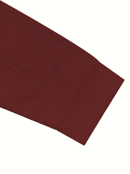 Men'S Long Sleeve Patchwork Fashion Warm Jacket, Corduroy Long Sleeve Warm Coat with Zipper Stand Collar Long Sleeve Casual Comfortable Autumn and Winter Style