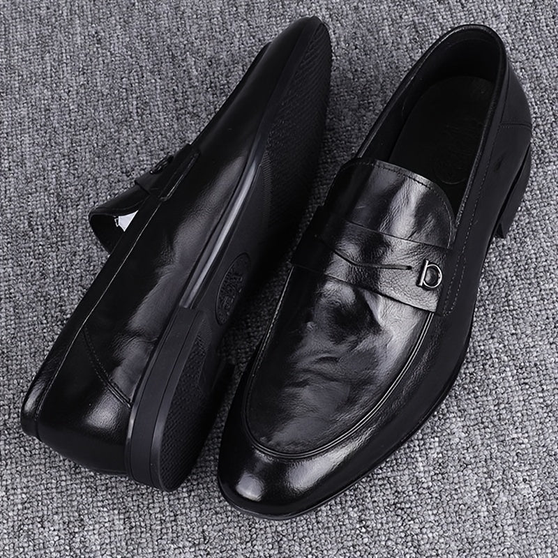 Men's Business Loafers with Metal Detail for Work & Travel