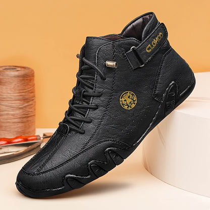 Men's High-Top Casual & Sports Ankle Boots with Rubber Sole