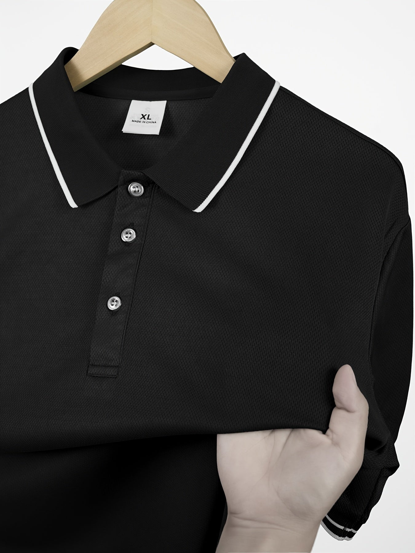 Men'S Quick-Dry Polo Shirt with a Collar for Summer - Breathable, Quick-Drying, Buttoned, Suitable for Beach, Golf, And Casual Office Wear, Smooth Texture Beach Tee - ayq