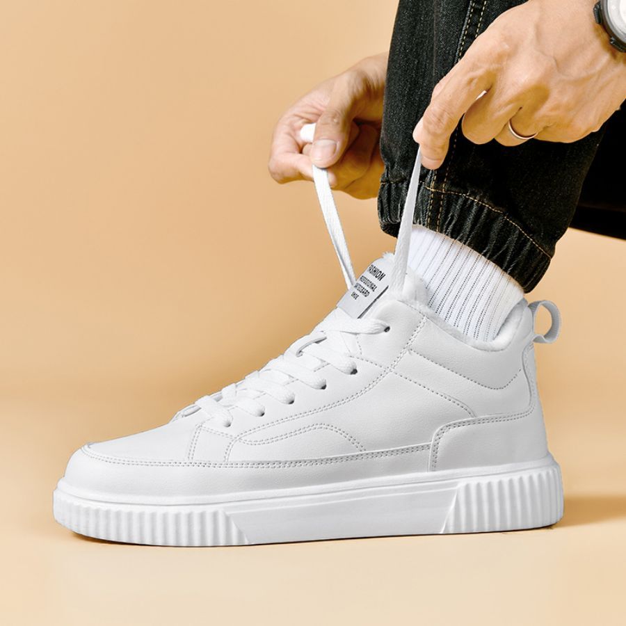 Men's & Unisex (for also) Winter-Ready High-Top Boots/Shoes with Thermal, -Slip Thick Sole &  Upper - Cold-Resistant Round Toe for snow, ice, and Casual Attire - Durable Casual Footwear (Compatible with boots)