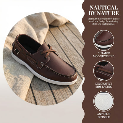 Men's Casual Low-Top Sneakers with PU Upper - All Season