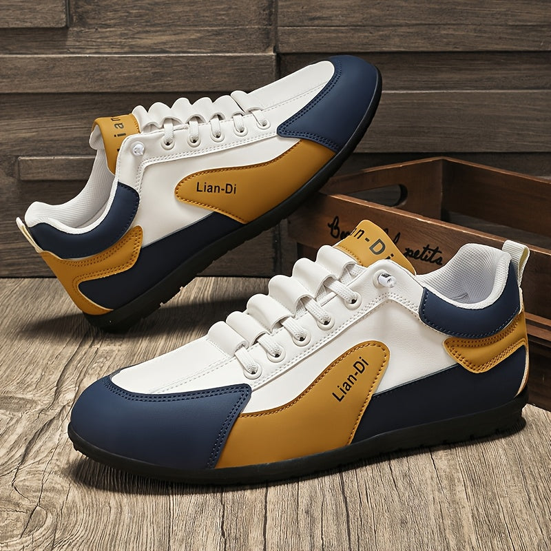 Men's Breathable PU Slip-On Loafers for Summer Casual Wear