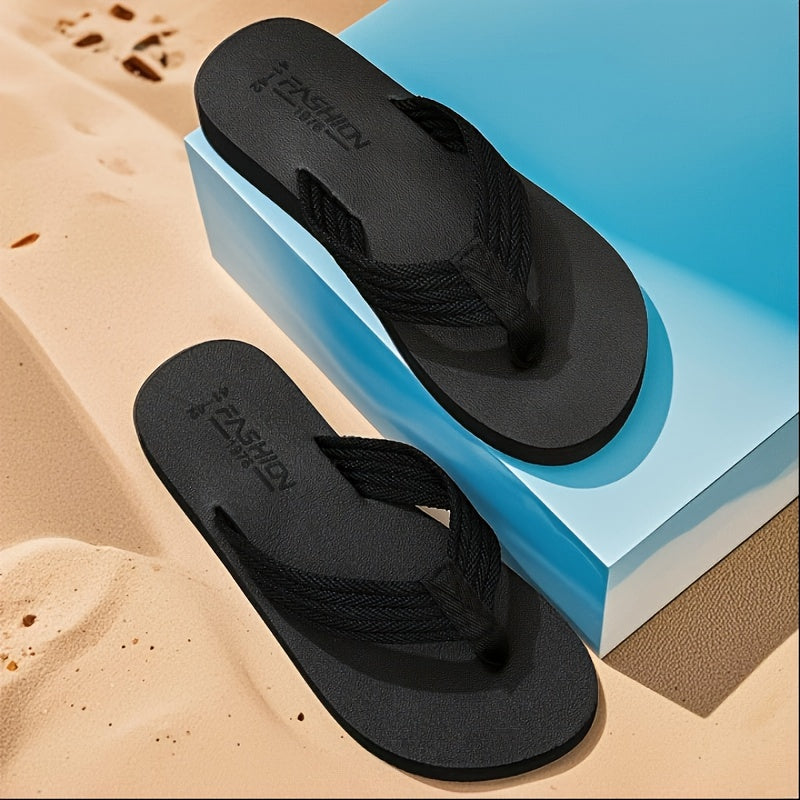 Men's Summer Beach Slippers with Durable EVA Sole