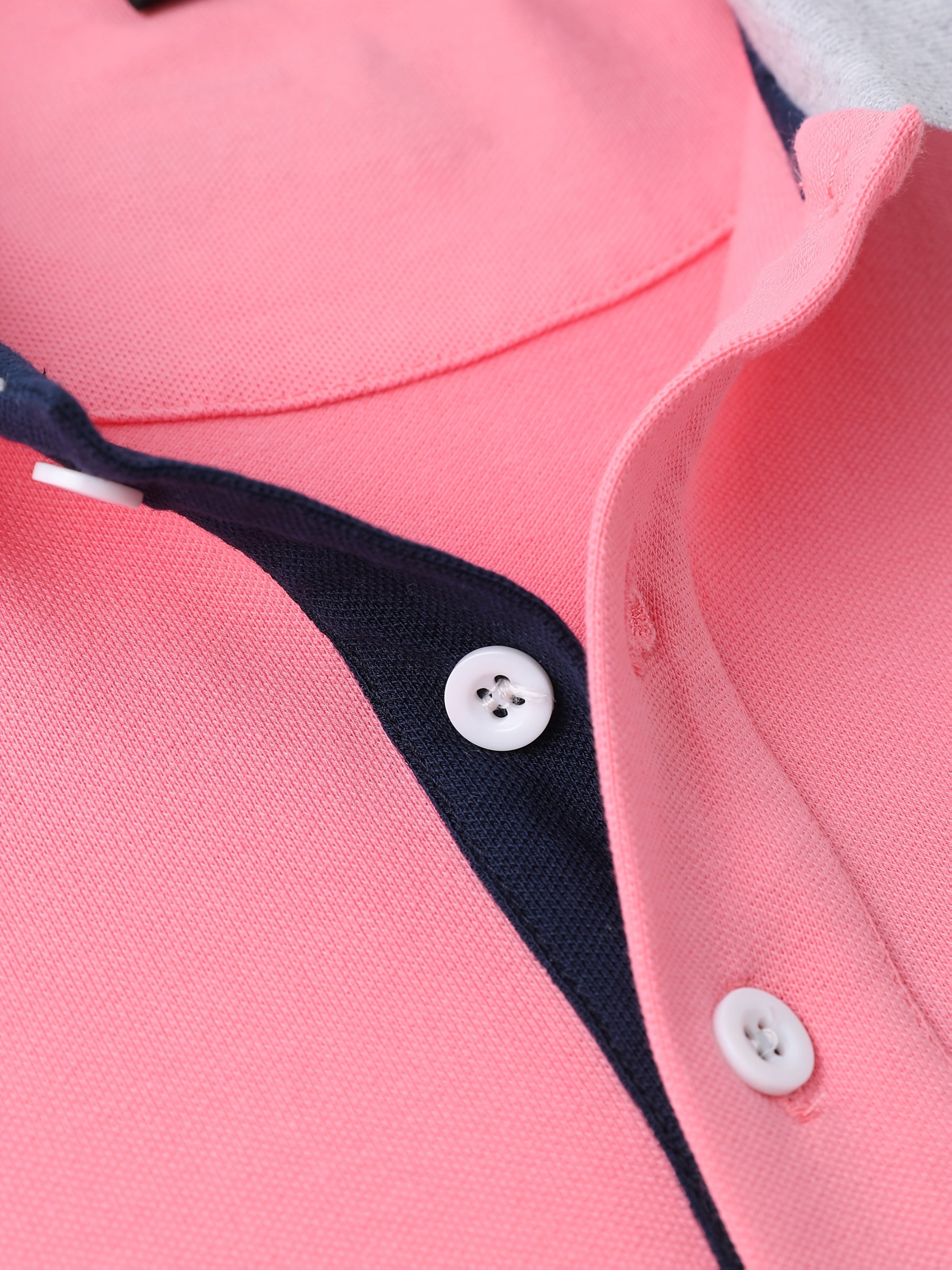Men'S Short-Sleeve Polo Shirt. Made of 95% And 5% Spandex, This Lightweight Business Casual Collared Shirt Is Breathable And Comfortable - ayq