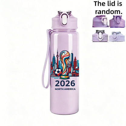 FIFA World Cup Water Bottle 750ml Portable Leak-Proof Cup