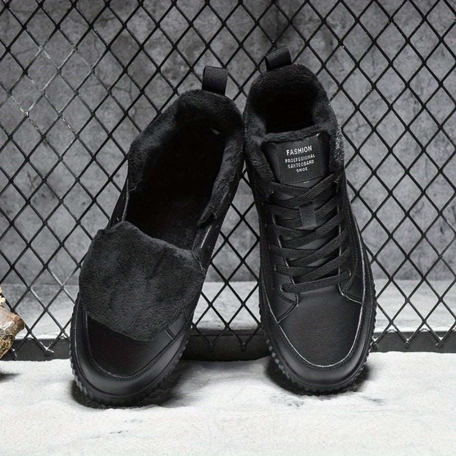 Men's & Unisex (for also) Winter-Ready High-Top Boots/Shoes with Thermal, -Slip Thick Sole &  Upper - Cold-Resistant Round Toe for snow, ice, and Casual Attire - Durable Casual Footwear (Compatible with boots)