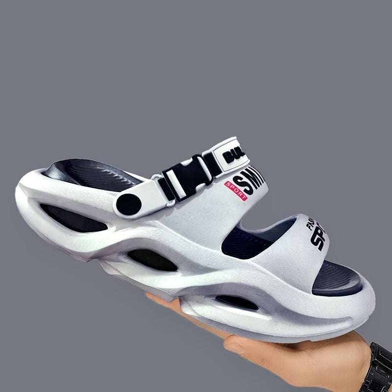 Men's Lightweight Breathable Summer Slippers with Non-Slip Sole
