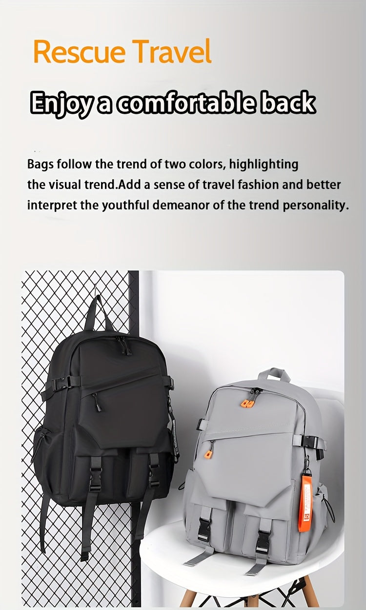 Stylish Minimalist Style Large Capacity Unisex Shoulder Bag, High-Quality Durable Scratch-Resistant Material Casual Shoulder Bag with Multiple Pockets and Compartments Design, Suitable for Daily Commuting and Travel