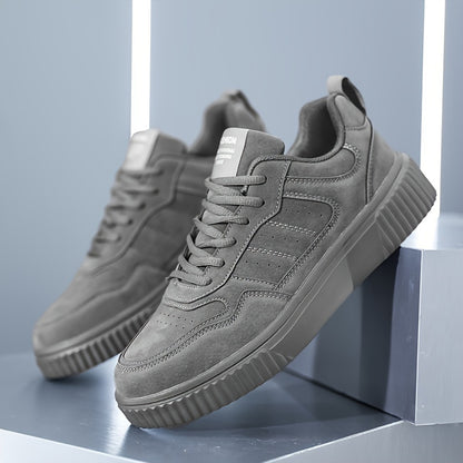 WANWEISI Men's Low-Top Sneakers Compatible for & Gym - Upper, Cushioned MD Sole & Insole, Breathable Round-Toe Sports for, Casual Wear - - (/Solid Colors) - ayq