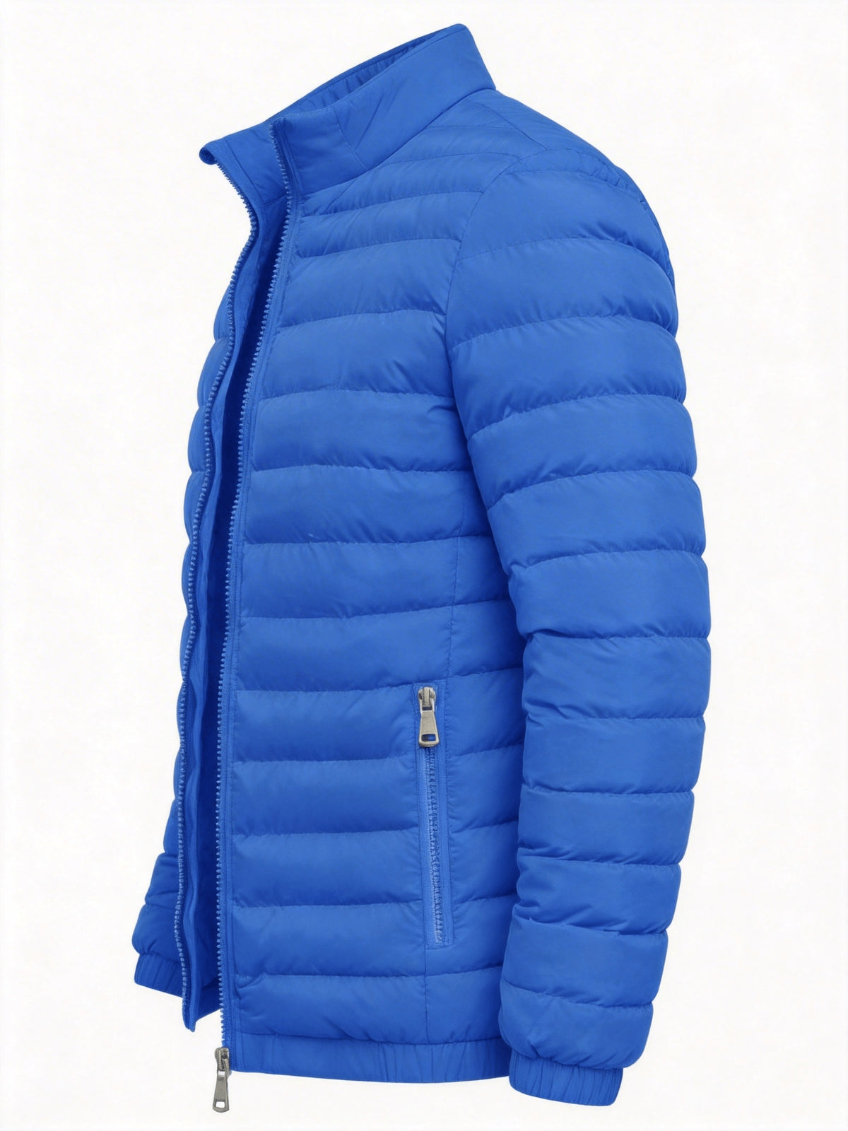 Men's Lightweight Windproof Casual Jacket with Stand Collar