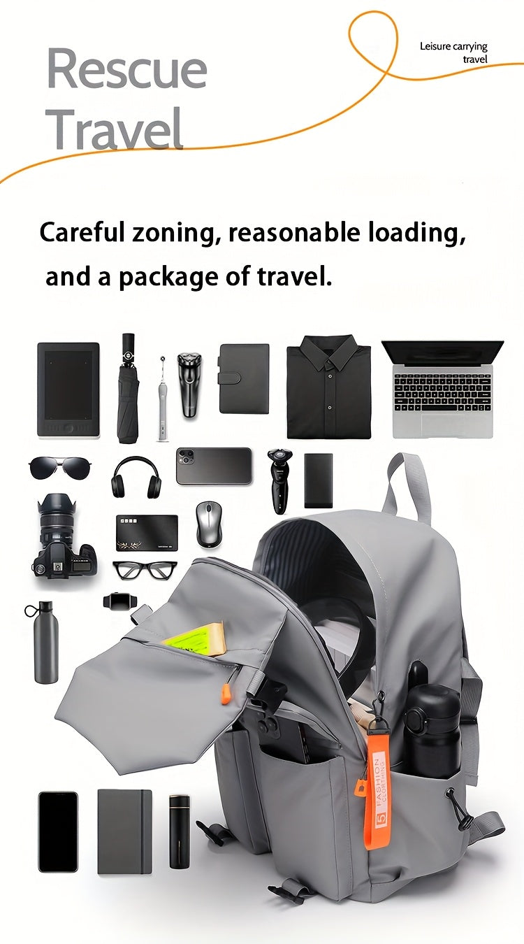 Stylish Minimalist Style Large Capacity Unisex Shoulder Bag, High-Quality Durable Scratch-Resistant Material Casual Shoulder Bag with Multiple Pockets and Compartments Design, Suitable for Daily Commuting and Travel