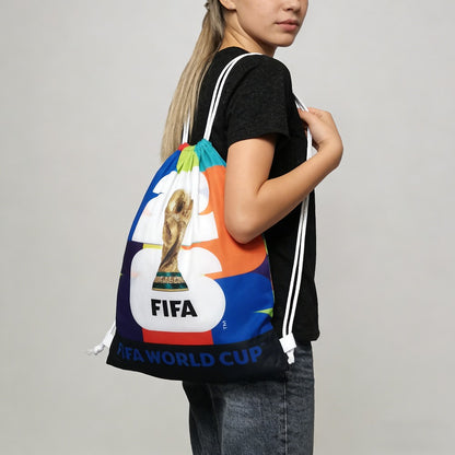 2026 FIFA World Cup Drawstring Bag - Lightweight Oxford Backpack