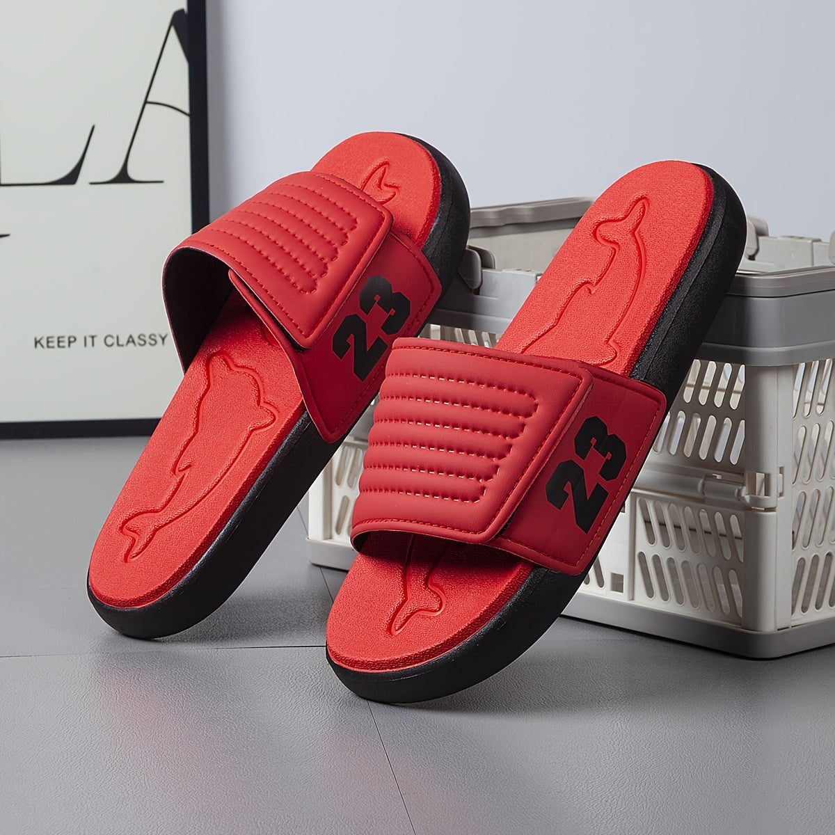 Men's Casual Summer Sports Slippers Soft EVA Sole Slides