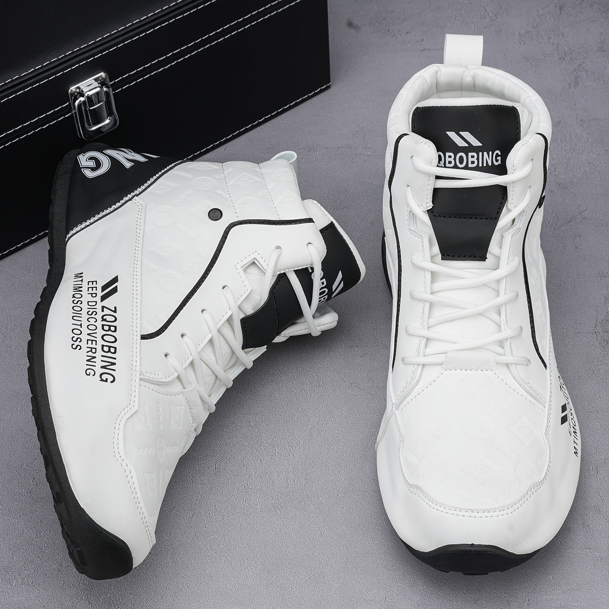 Men's Casual Mid-Top Sneakers Boots Vintage Style All-Season
