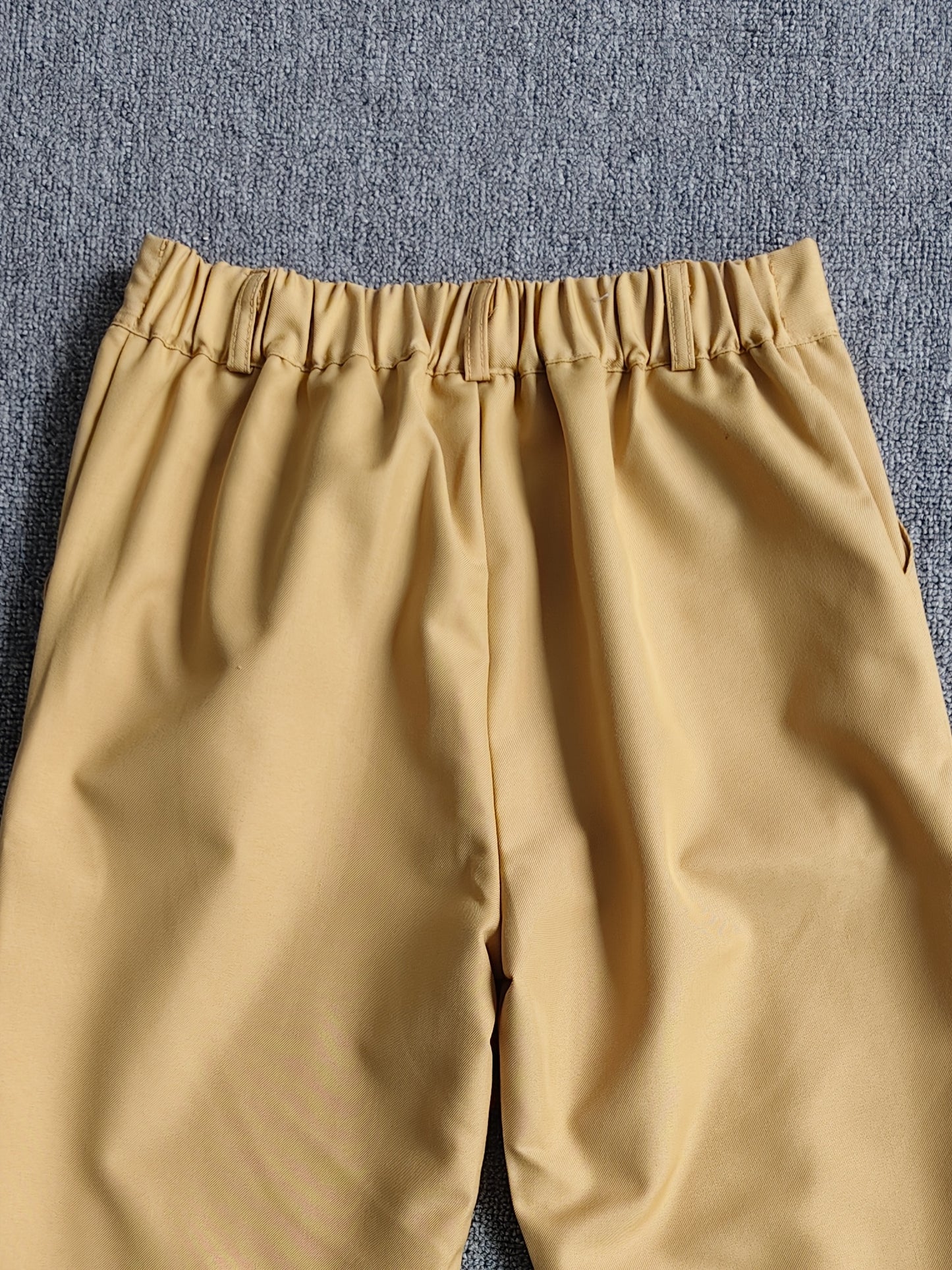 Boys Loose Fit Preppy School Dress Pants with Zipper Waist