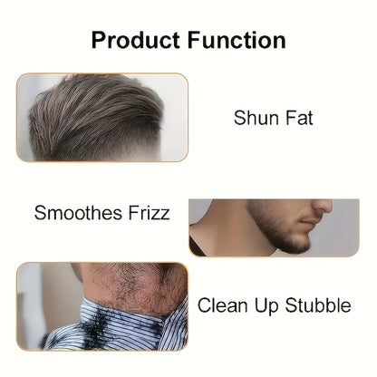YAIAWISU Men's Cordless Electric Hair Clippers & Beard Trimmer with LCD Screen, USB-Rechargeable Cordless Grooming Kit, T-Blade Trimmer with Guide Comb Suitable for Hair, Shaving, and Scalp Trimming - ayq