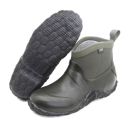 Men's Waterproof Outdoor Warm Slip-On Anti-Slip Rain Boots