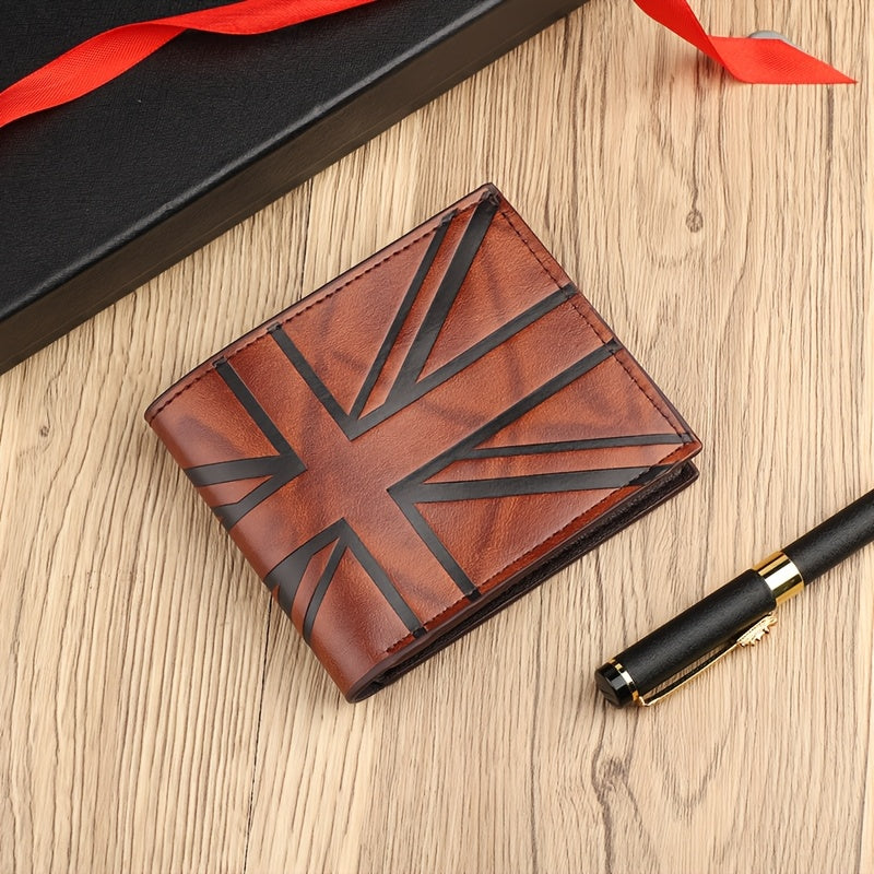 Zuolaiwt European And American Retro Short Wallet for Men with a Large Capacity Coin Purse And Multiple Card Slots