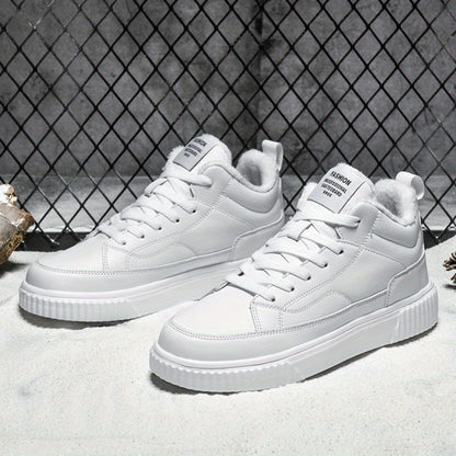 Men's & Unisex (for also) Winter-Ready High-Top Boots/Shoes with Thermal, -Slip Thick Sole &  Upper - Cold-Resistant Round Toe for snow, ice, and Casual Attire - Durable Casual Footwear (Compatible with boots)