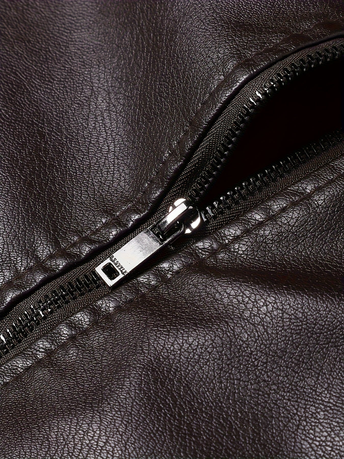 Men's Stylish Burgundy Jacket - Fall/Winter Trendy Stand Collar Biker Jacket with Multiple Zippered Pockets, Casual Design for Casual Attire, Fall Jacket | Modern Casual Jacket | Glossy Finish Jacket